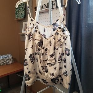 Lauren Conrad flowered strappy top